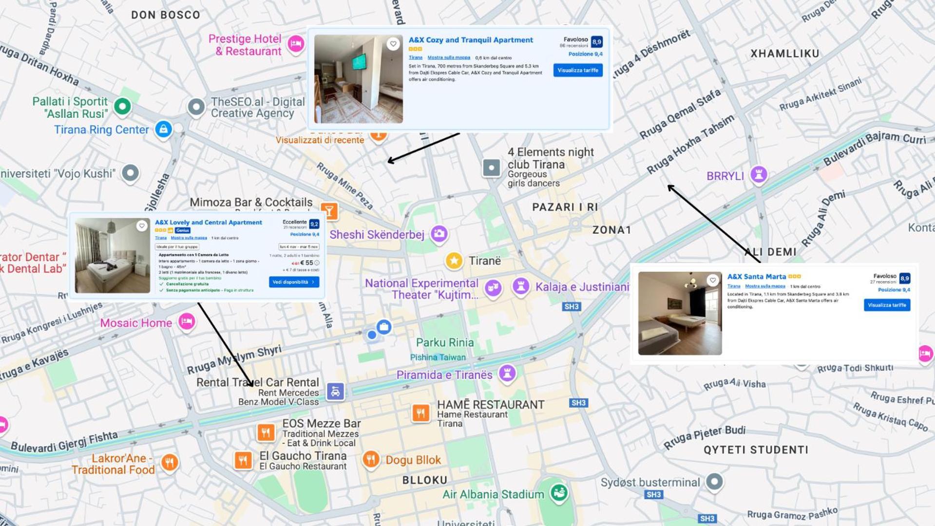 A&X Cozy And Tranquil Apartment - 24H Self Check-In تيرانا المظهر الخارجي الصورة